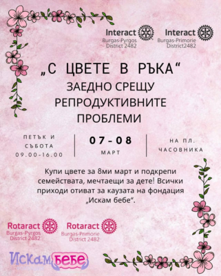 Благотворителната инициатива „С цвете в ръка –…